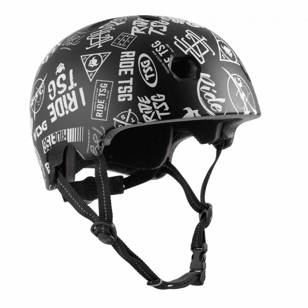TSG Meta Graphic Design Helm schwarz/weiss L/XL | 58-60cm, L/XL | 58-60cm
