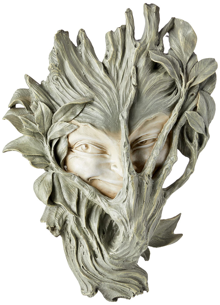 Design Toscano Wandskulptur Holzelfe, Masse: 23 x 12.5 x 33 cm 1.25 kg 1er-Set Braun, 1er-Set Braun