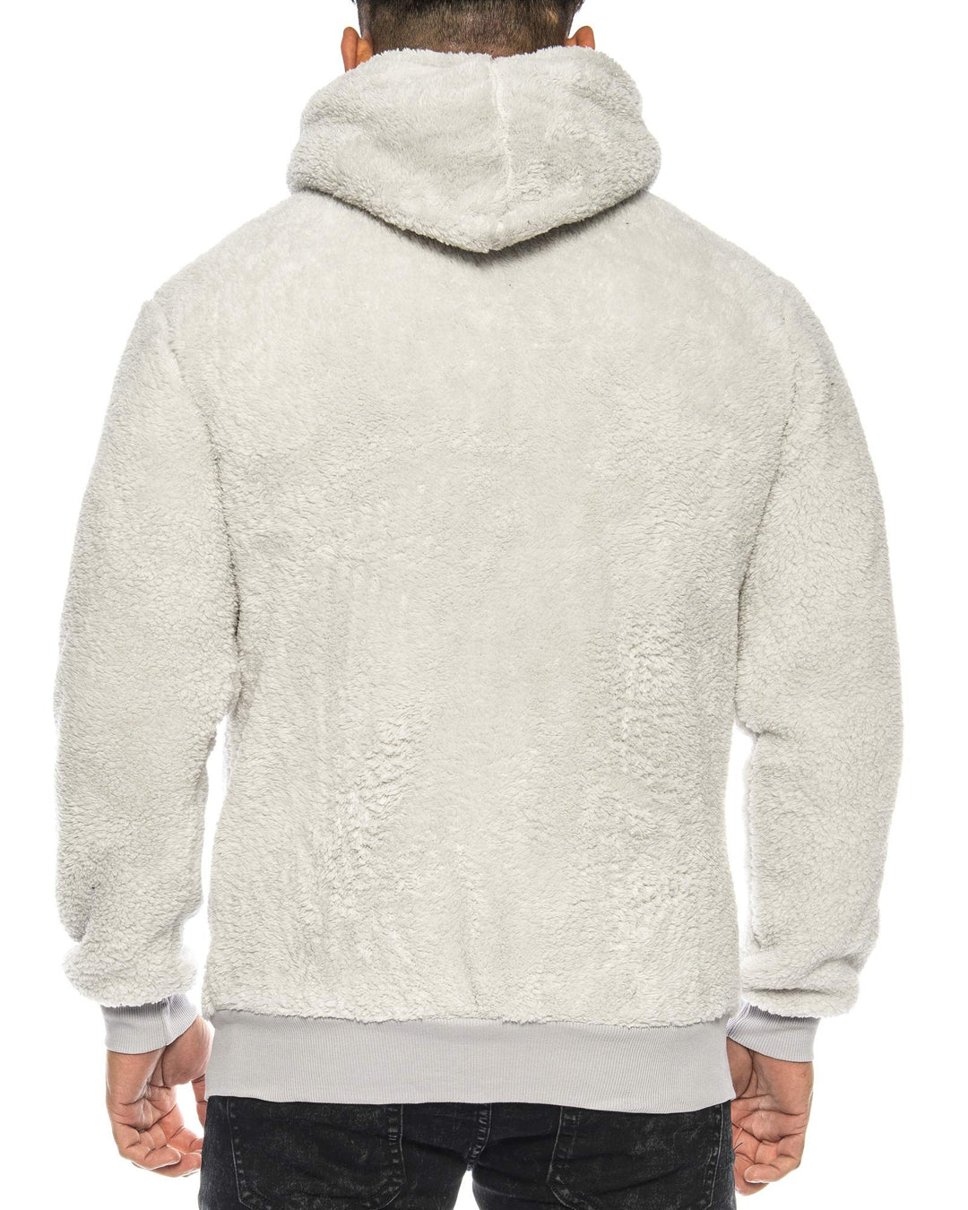 Raff &Taff Herren Kapuzenjacke Teddy Fleece Plüschjacke mit Kapuze Casuale Zip Hoodie Cardigan mit K