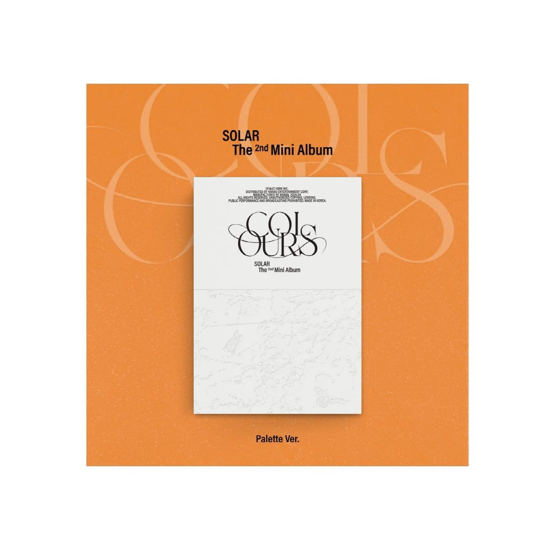 Dreamus SOLAR MAMAMOO - Colours [Palette Ver.] 2nd Mini Album+Folded Poster (CD Only, No Poster), L2