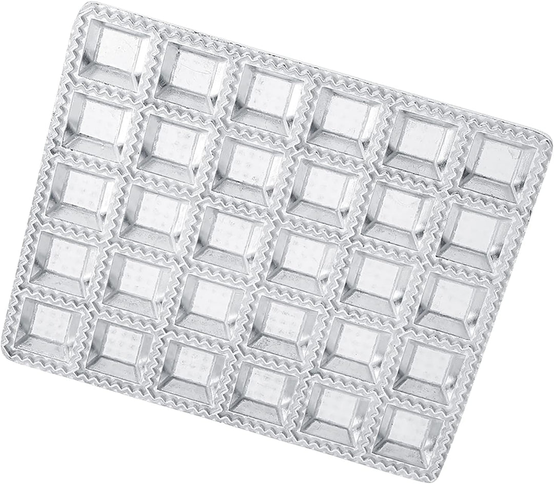 30 Löcher Knödelform, Edelstahlknödelhersteller Ravioli-Hersteller Pelmeni-Hersteller Knödelform, mü