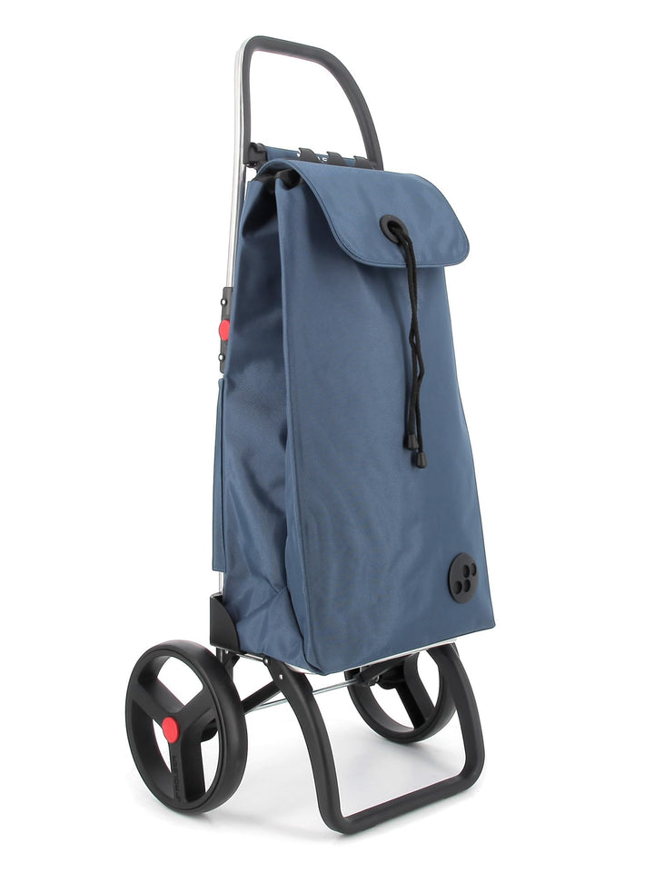 Klappbarer Einkaufstrolley Rolser I-Max MF 2 grosse Räder - Denim, Denim