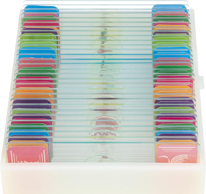 Mikroskopische Präparate | 30 Stück, Glas, pflanzliche und tierische Gewebe | Für Biologieunterricht