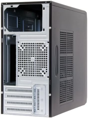 Chieftec CT-01B-OP iArena Mini Tower PC-Gehäuse (microATX), Schwarz
