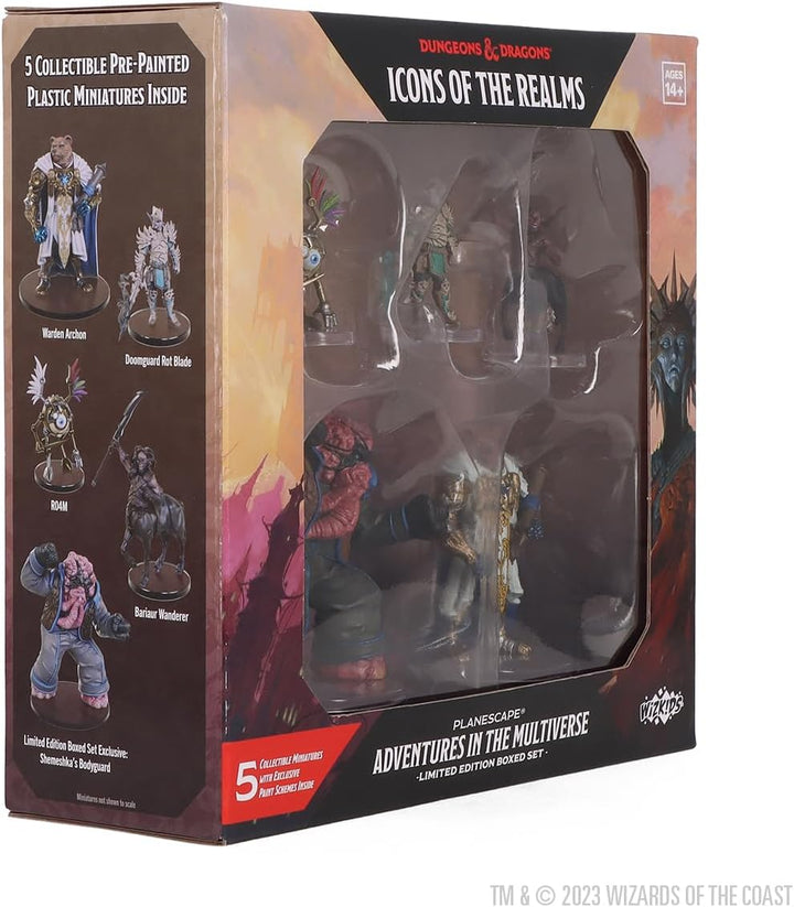 WizKids D&D Icons of The Realms: Planescape: Adventures in The Multiverse - Limited Edition Boxed Se