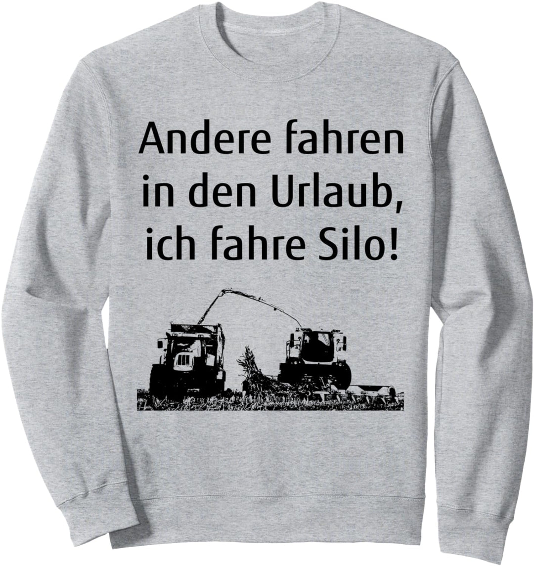 Silo fahren Landwirt Bauer Landwirtschaft Mais-Häcksler Sweatshirt