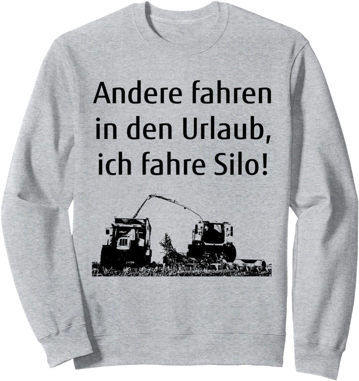 Silo fahren Landwirt Bauer Landwirtschaft Mais-Häcksler Sweatshirt