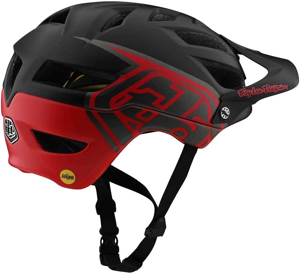 Troy Lee Designs A1 MIPS Helm rot/schwarz XL/XXL | 60-63cm, XL/XXL | 60-63cm