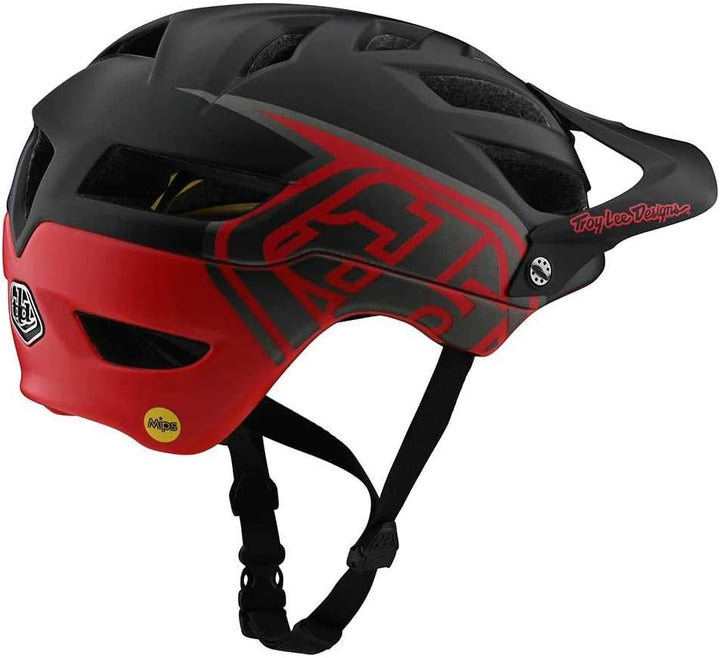 Troy Lee Designs A1 MIPS Helm rot/schwarz XL/XXL | 60-63cm, XL/XXL | 60-63cm