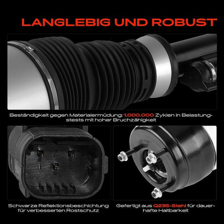 Frankberg Luftfederbein Luftfederung Vorne Links Kompatibel mit X166 2012-2015 W166 2015-2018 W166 2