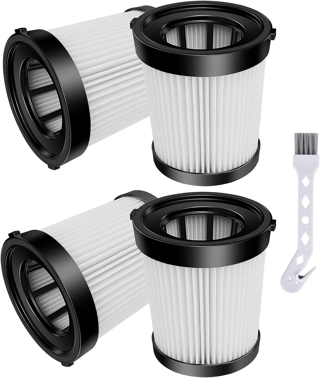 Rebirthcare 4 Filter für Lubluelu 202 Ersatzfilter für Fabuletta FSV001, FSV101 Schnurlosen Stabstau