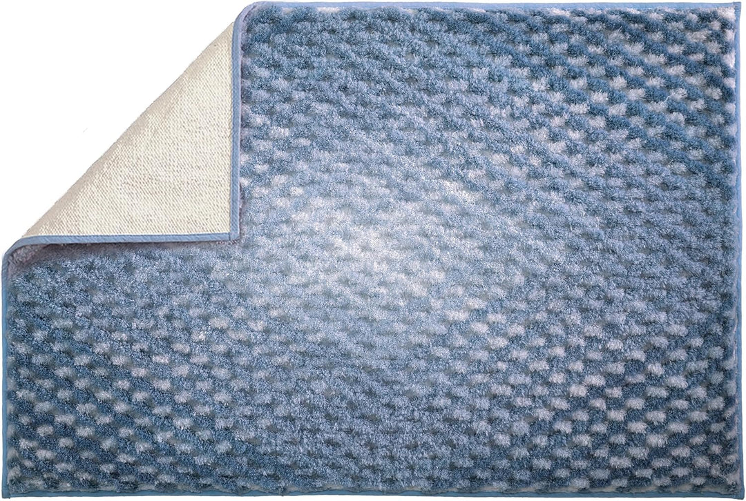 Kleine Wolke Badteppich Cory, Farbe: Navy, Material: 100% Polyester, Grösse: 60x 60 cm, 60x 60 cm