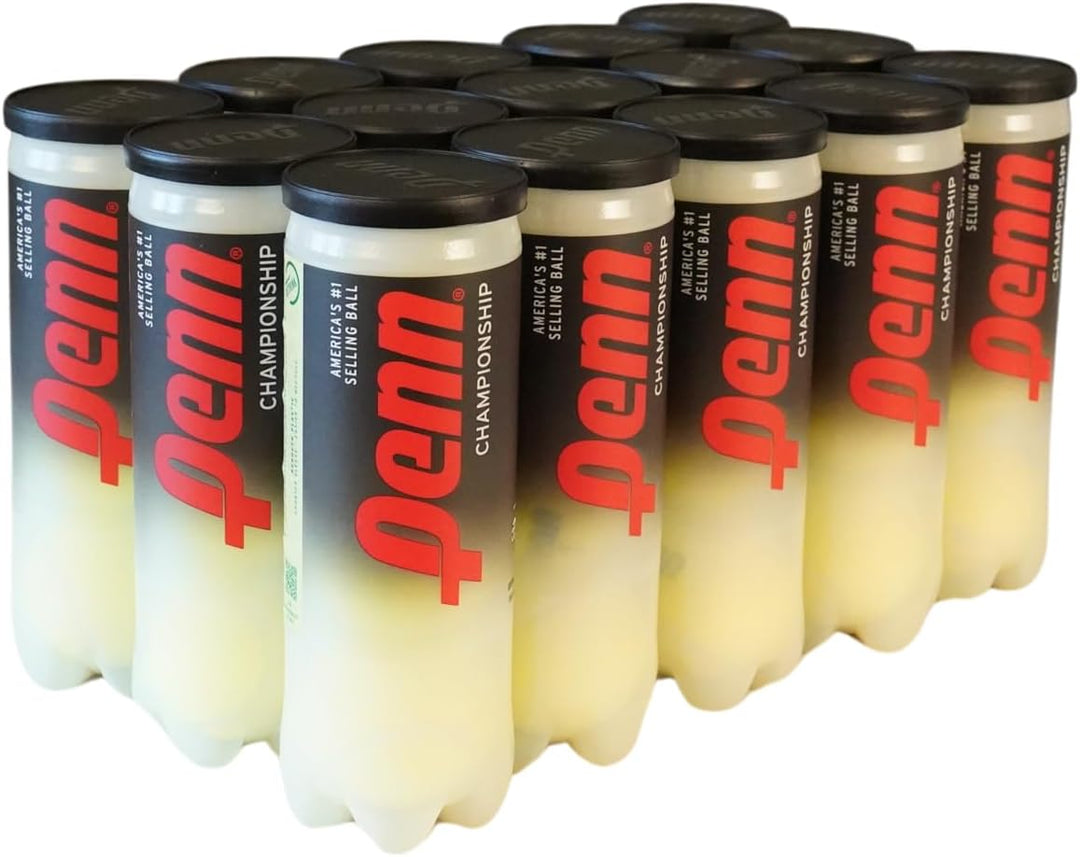 Penn Championship High Altitude Tennisbälle – extra belastbare Filz-Tennisbälle unter Druck 12 Dosen