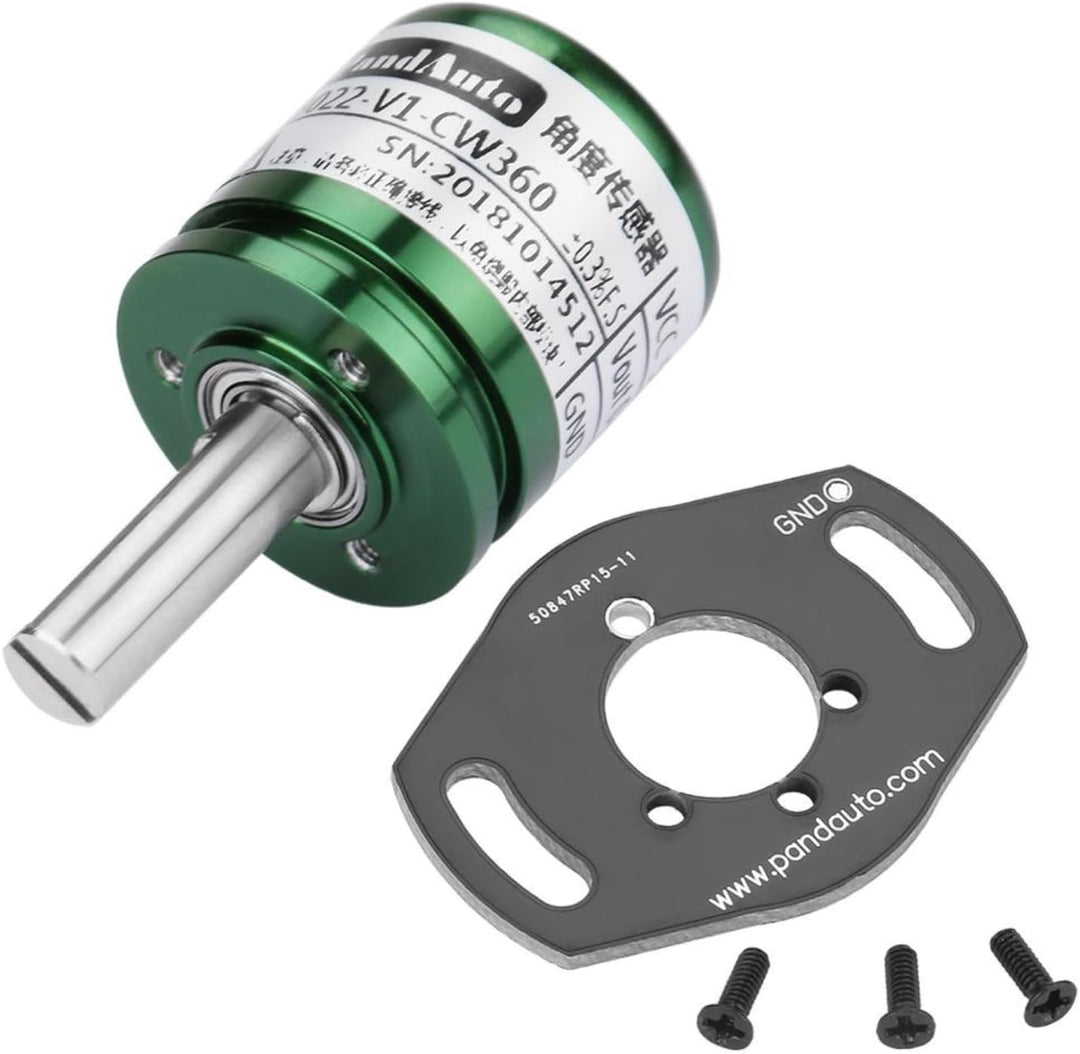 DEWIN Hall-Sensor, Auflösung des Hall-Winkelsensors 0,088 ° 0-360 Grad Drehbarer Hall-Winkelsensor 0