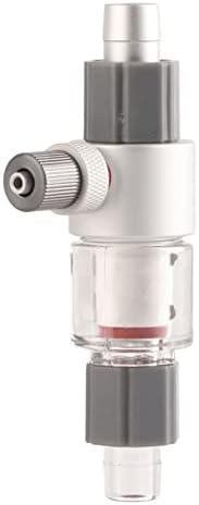 Aquarium CO2 Diffusor Metall Acryl Kohlendioxid Diffusor CO2 Diffusor Aquarium Zubehoer mit Muttern