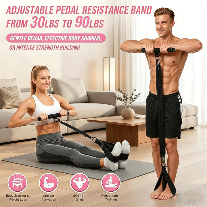 Bauchtrainer Bodybuilding Expander Bauchtrainer Multifunktionstrainer Sit-Up Trainingsgeräte Elastis