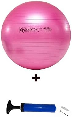 Pezziball MAXAFE Set Gymnastikball + inkl. ATC-Pumpe, Grössen, Pezzi Ball inkl. Ballpumpe fuchsia 42
