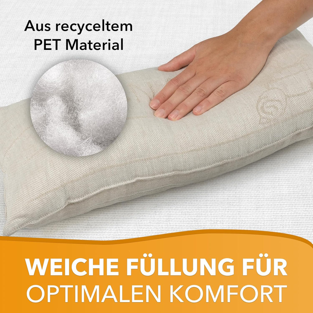 sositex | 1 Premium Saunakissen Lieblingskissen Reisekissen | Design: SAUNIA | Masse: 50 x 25 cm, Le