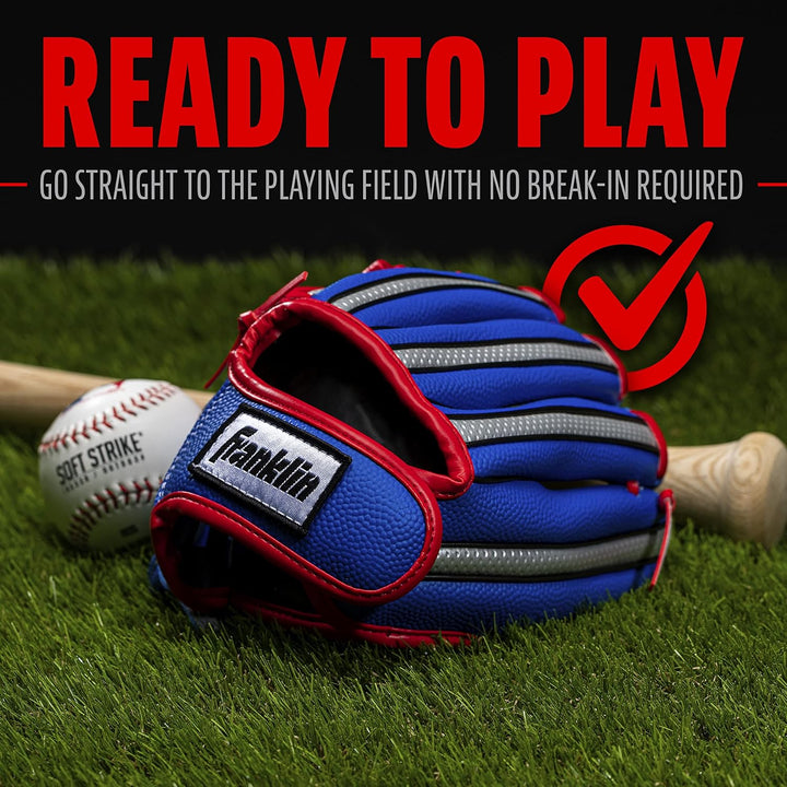 Franklin Sports Air Tech Teeball Glove Handschuh, Grundfarbe, 23 cm