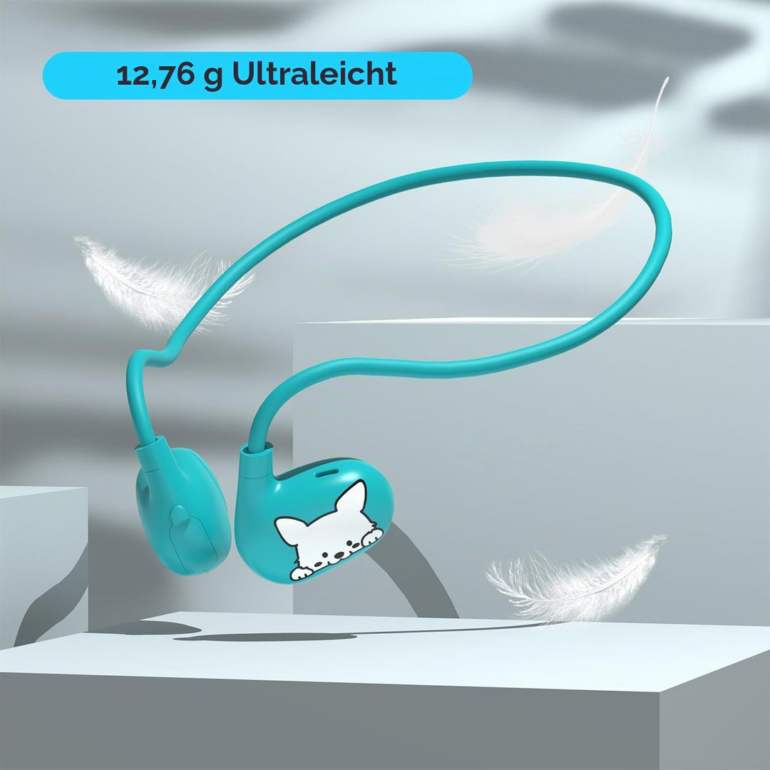 LK15 Kinder-Kopfhörer, offener Ohr-Bluetooth-Kopfhörer mit Luftleitung, ultraleicht, 85 dB Lautstärk