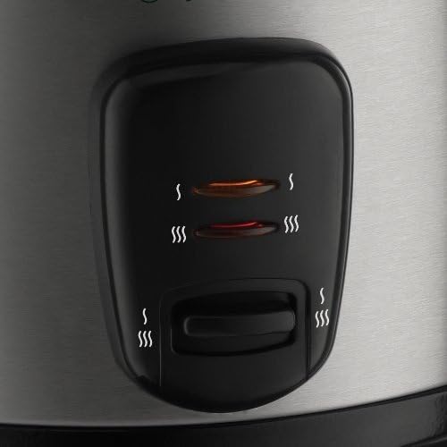 Russell Hobbs Reiskocher [1,8l] inkl. Dampfgarer -Einsatz (Warmhaltefunktion, antihaftbeschichteter