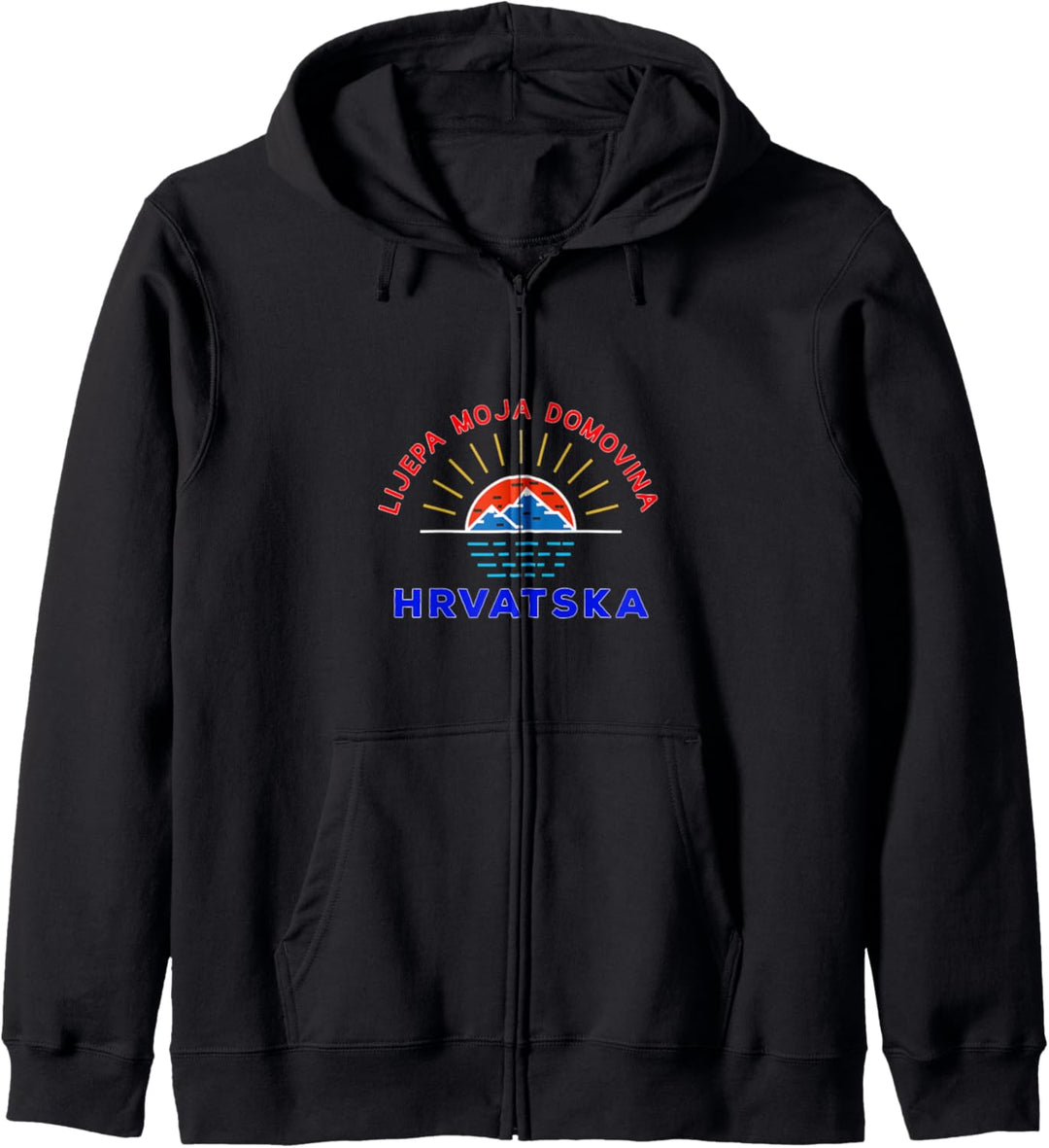 Lijepa moja domovina Hrvatska - Kroatien Kapuzenjacke