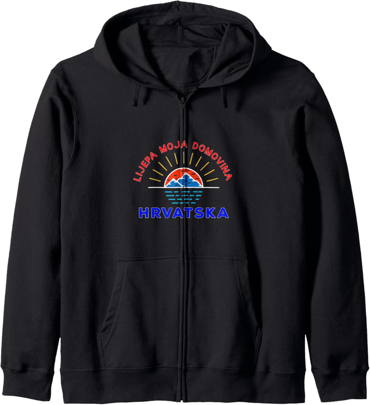 Lijepa moja domovina Hrvatska - Kroatien Kapuzenjacke