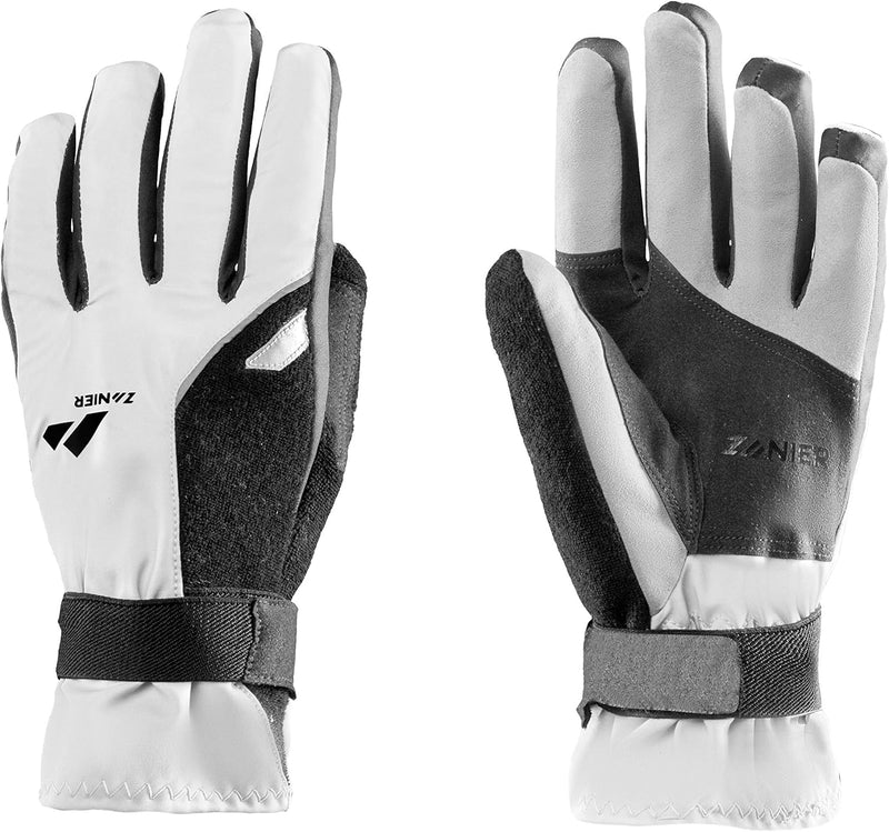 Zanier-Unisex-Handschuhe-LOIPE 9.5 Weiss, Schwarz, 9.5 Weiss, Schwarz