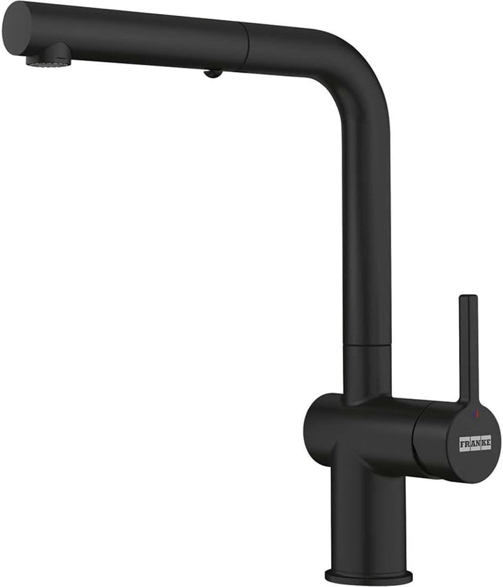 FRANKE 1 Active L pull out spray Spültischarmatur, Black