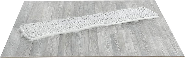 CanadianCat Company | Plüschmatte - Fensterliege | weiss | ca. 115 cm x 25 cm - Katzen Kuschelmatte