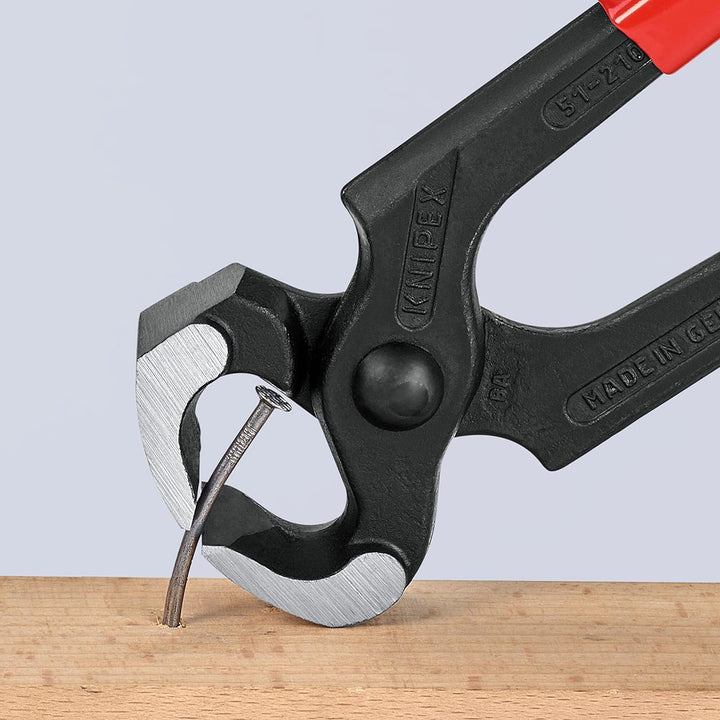 Knipex Hammerzange schwarz atramentiert, mit Kunststoff überzogen 210 mm (SB-Karte/Blister) 51 01 21