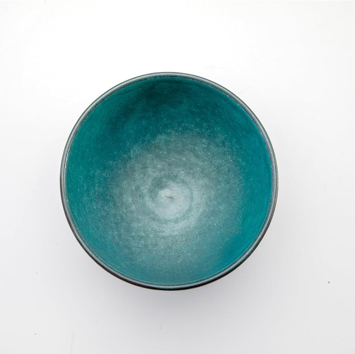 Asayu Japan Matcha Schale (Kurogane Türkis), Kurogane Türkis