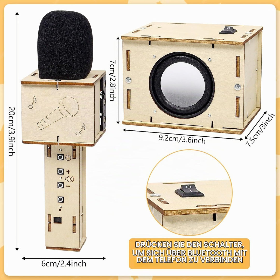 DIY Bluetooth Lautsprecher und Mikrofon Set, Elektronik Bausatz, Bluetooth Lautsprecher Bausatz, Hol