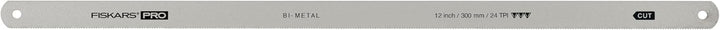 Original Fiskars Pro Ersatzblatt für TrueTension-Bügelsäge (1062931), Sägeblattlänge: 30 cm, 24 TPI,