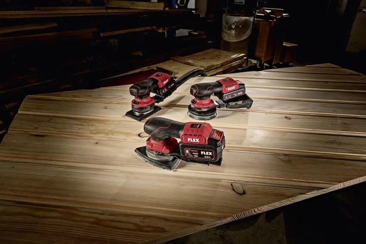 Flex Akku-Exzenterschleifer ORE 2-125 18-EC (ohne Akku, inkl. Transportkoffer, Schleifteller-ø 125 m