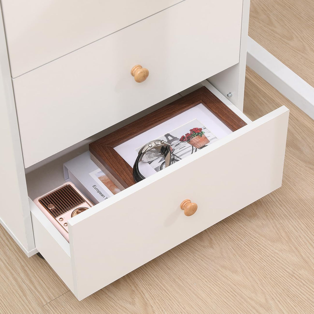 Kleiner mobiler Aktenschrank, Heimbüro, unter Schreibtischschubladen, Aktenaufbewahrung, Bürosockel,