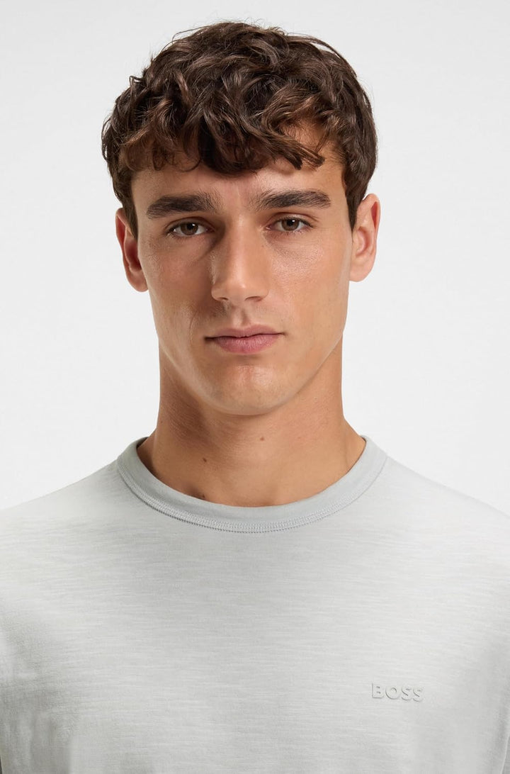 BOSS Herren Tegood 10240843 01 T_Shirt S 053light/Pastel Grey, S 053light/Pastel Grey