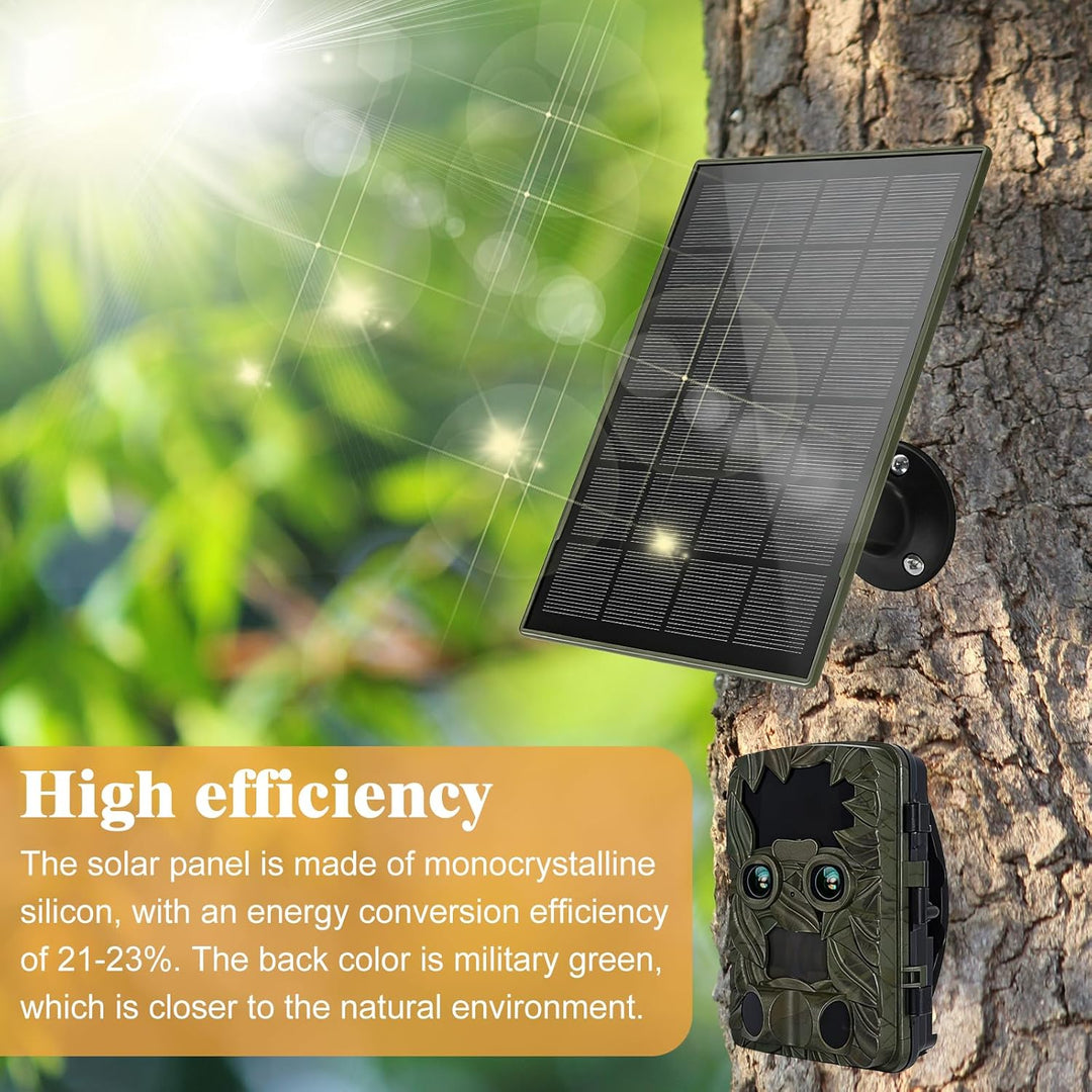 Solarpanel Für Akku Überwachungskamera, 3W 5V Solar Ladegerät, Solarzelle Solar Ladegerät, Solar Pan