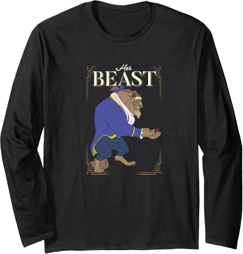 Disney Beauty & The Beast Her Beast Langarmshirt