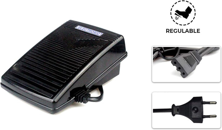 La Canilla ® - Nähmaschinenmotor 150W 8.000RPM (Schwarz) | Nähmaschine Motor für Singer, AEG, Victor