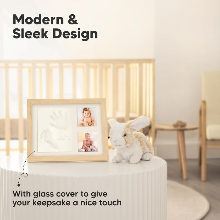 Baby Handabdruck und Fussabdruck Set - Gipsabdruck Baby Hand und Fuss für Neugeborene - Handabdruck