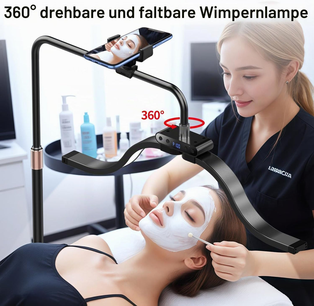 Wimpern Lampe für Wimpernverlängerungen mit Telefonhalter, Tätowierer, Nageltechniker – kühle, LED B