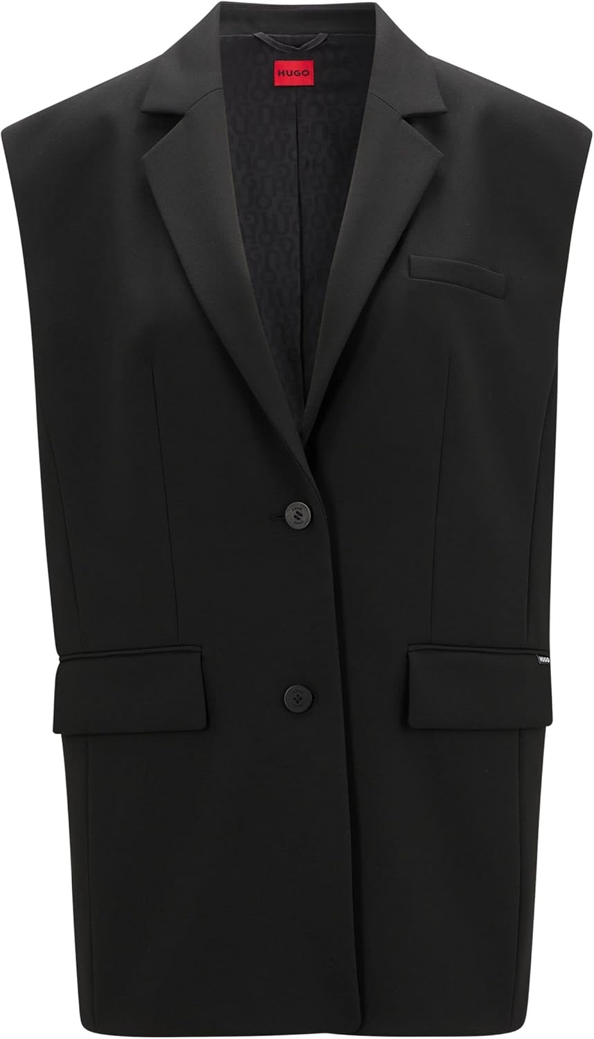 HUGO Damen Aneris Jacket 34 Black1, 34 Black1