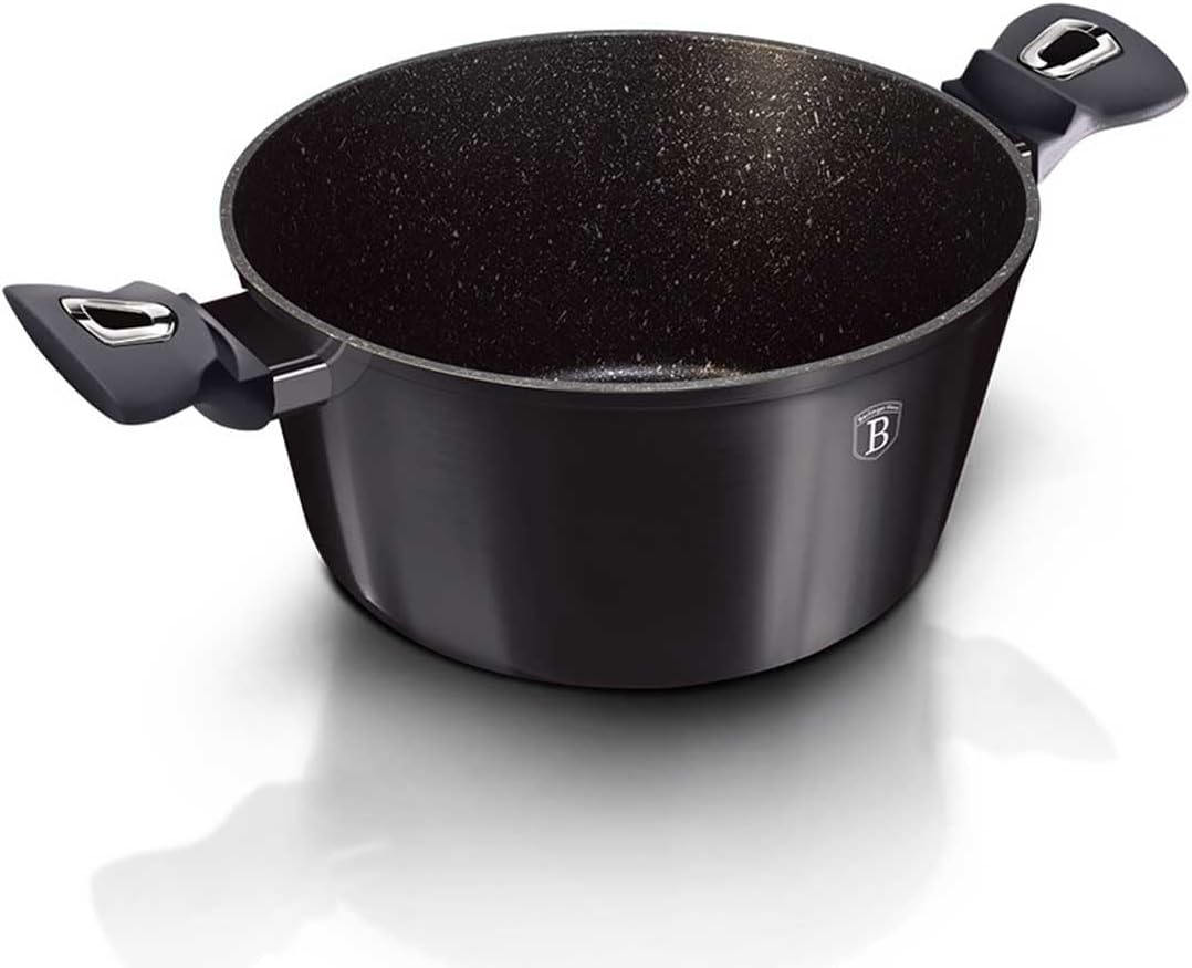 Berlinger Haus Black Carbon Pro Kochgeschirr-Set, Aluminium, antihaftbeschichtet, 10-teilig