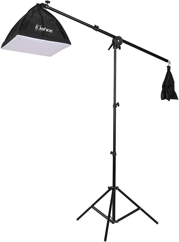 LEADZM Fotostudio-Set, Greenscreen-Set 2Mx3M mit 45W LED-Fotolampe, Reflektor und Fotoschirmen für P