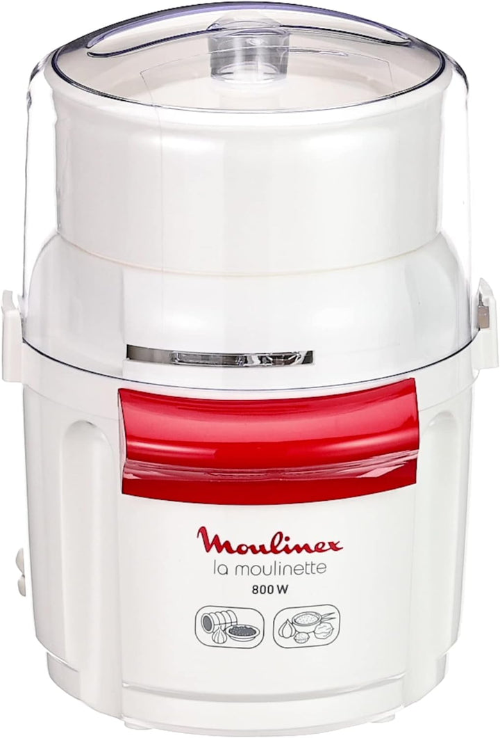 Moulinex AD5601 Moulinette-Zerkleinerer, 800 W, Hacken, Mixen und Kurz, System 1 – 2 – 3 Schnellbedi