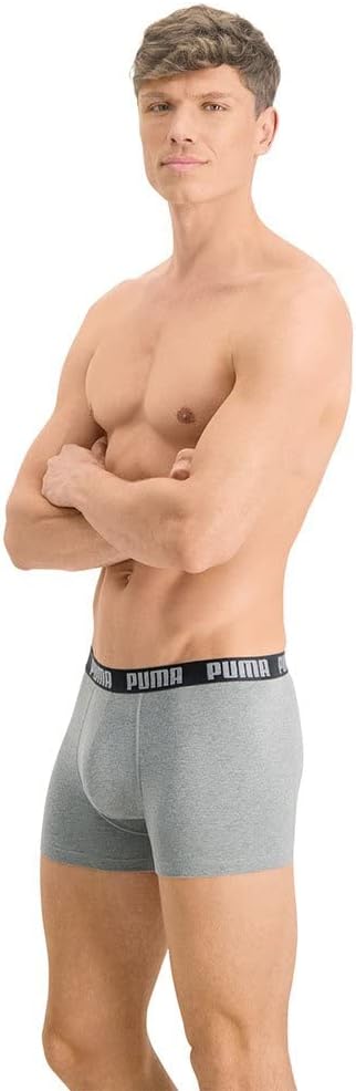 PUMA Herren Boxershorts (3er Pack) M Grey Combo, M Grey Combo