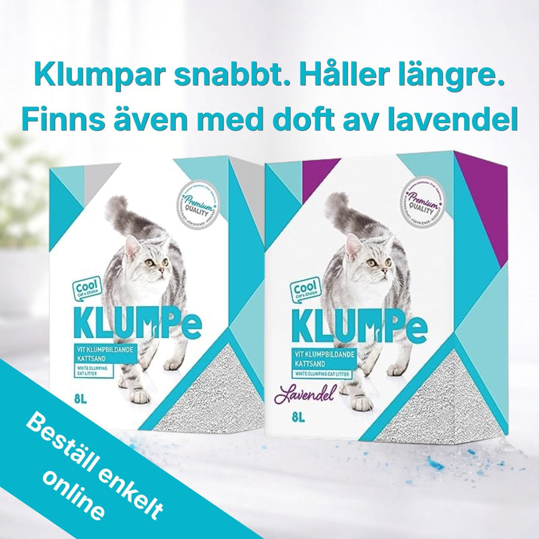 Ultra kompakter weisser Katzensand - Klumpenbildend - Sand - Katzenstreu - Hochabsorbierend - Antiod
