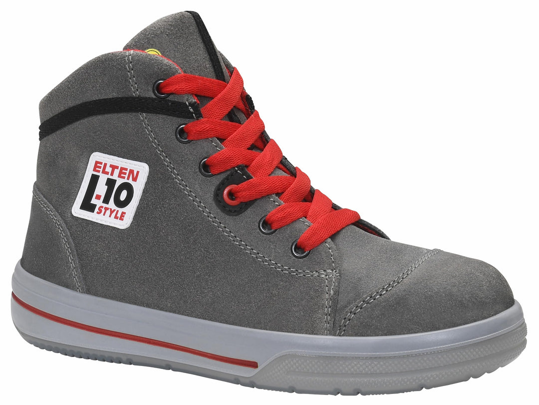 ELTEN Sicherheitsschuhe VINTAGE Mid ESD S3, Damen und Herren, Leder, Stahlkappe, leicht, sportlich,