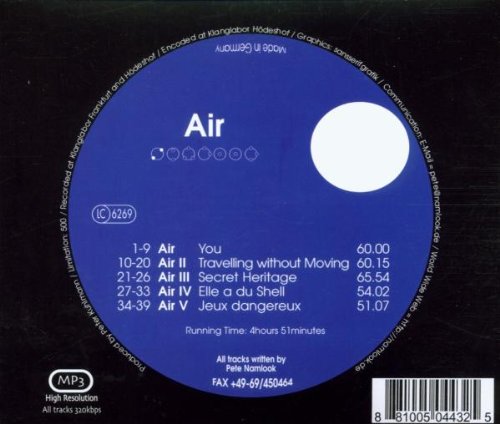 The Air Collection, Audio-CD